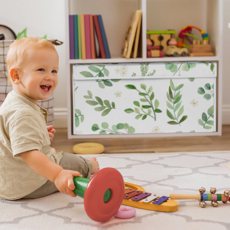 Botanical Collection Fabric Toy Bin Storage