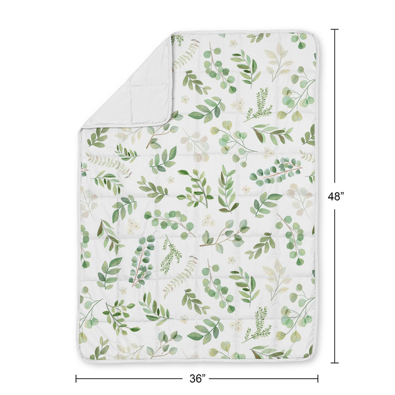 Botanical Collection Toddler 5lbs Weighted Blanket for Kids