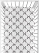 Ballerina and Ballet Bows Black Collection Crib Sheet - Black and White Bow Print