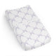 Ballerina and Ballet Bows Purple Collection Changing Pad Cover Sheet