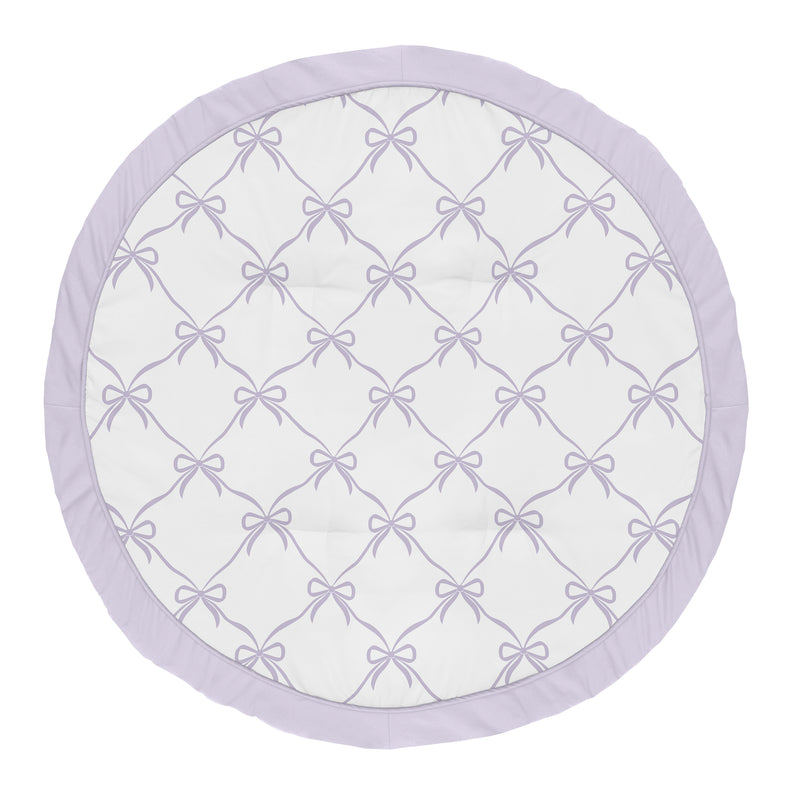 Ballerina and Ballet Bows Purple Collection Playmat