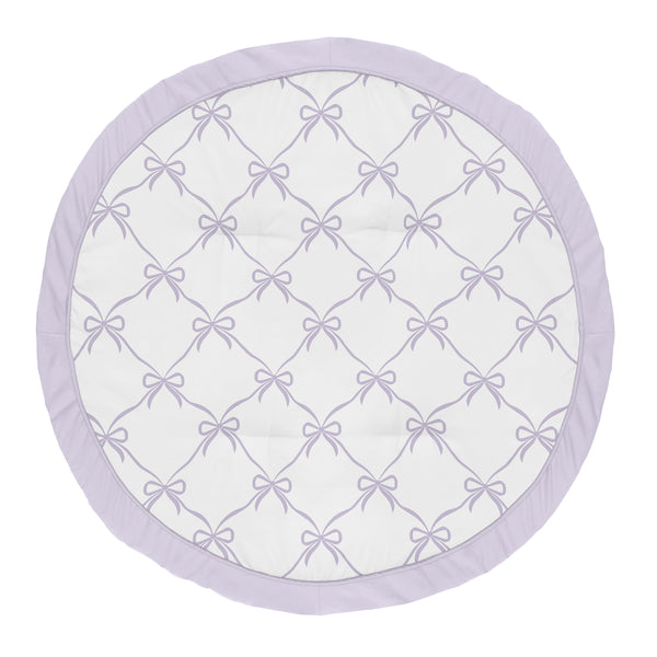 Ballerina and Ballet Bows Purple Collection Playmat