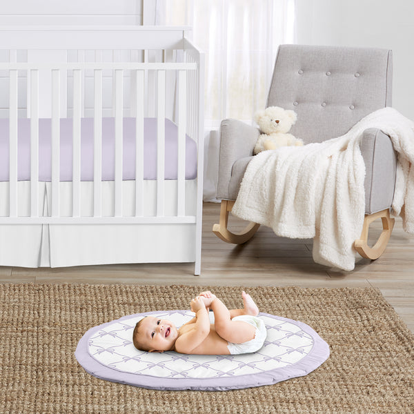 Ballerina and Ballet Bows Purple Collection Playmat alternate view