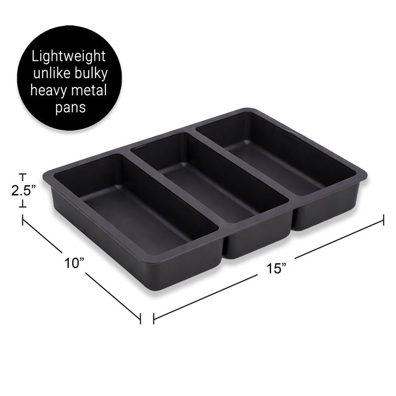 Silicone Divided Meal Prep Bowl and Reheating Serving Tray