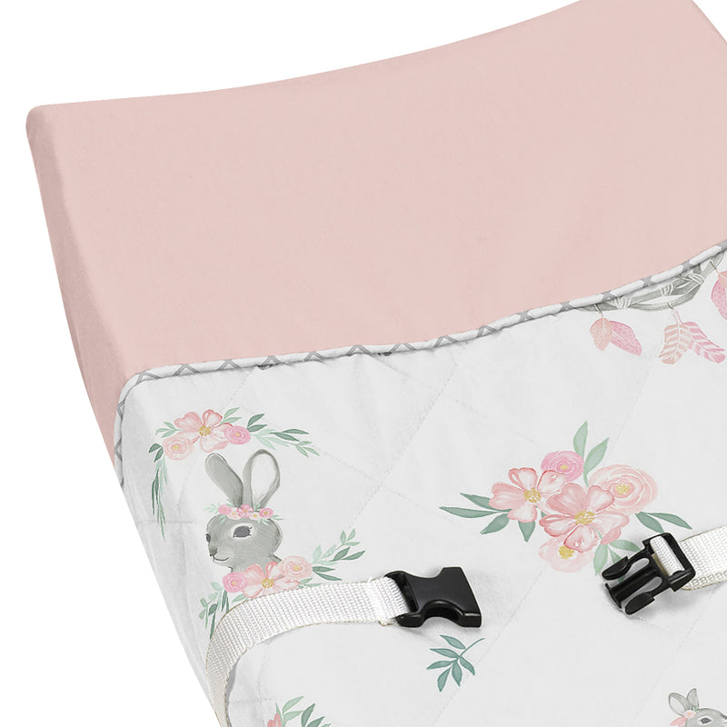 Bunny Floral Collection Changing Pad Cover