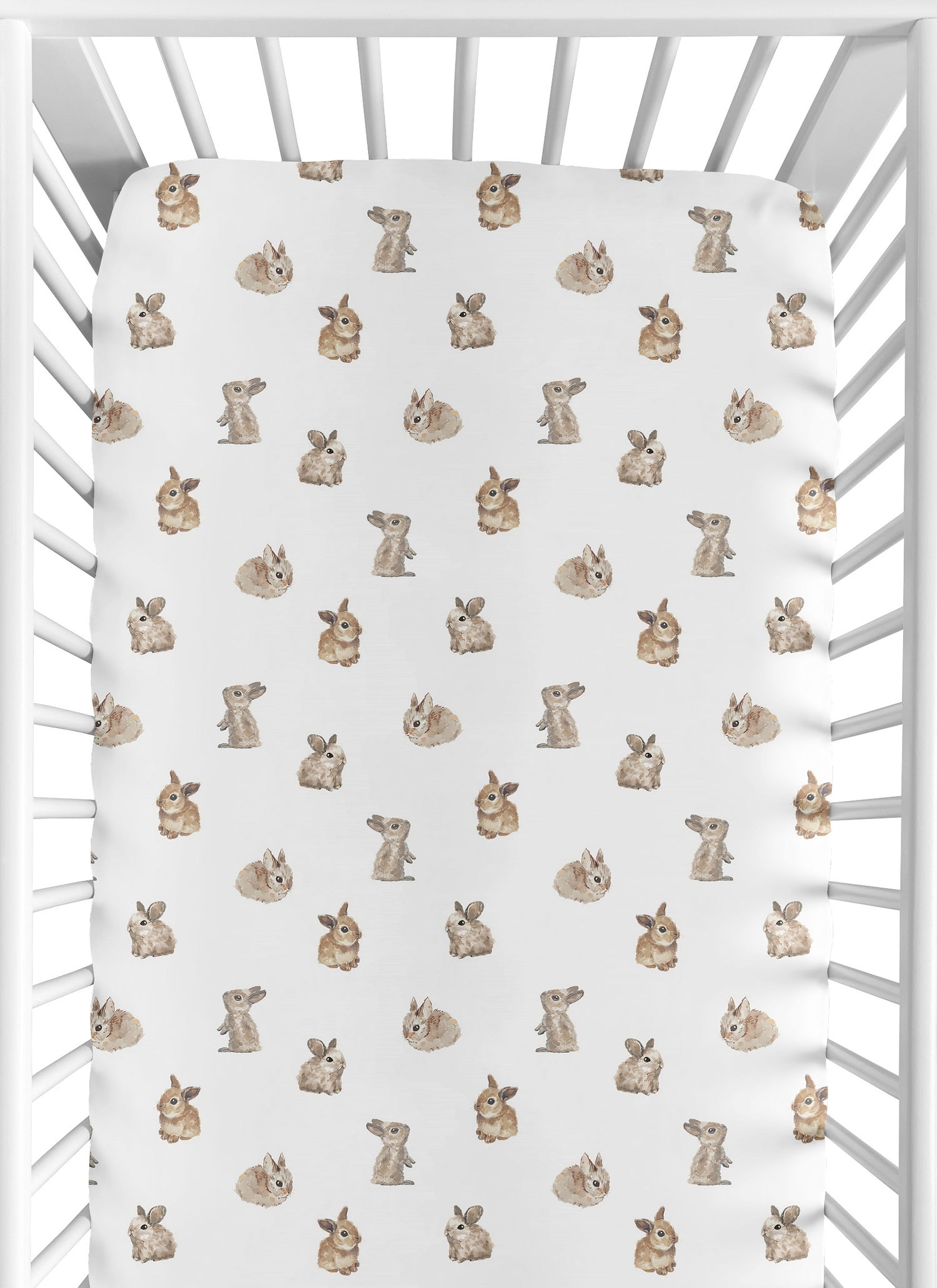 Woodland Bunny Collection Crib Sheet