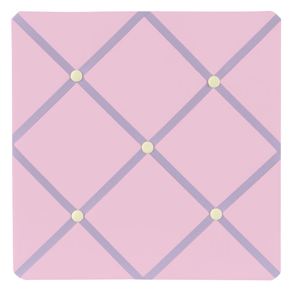 Butterfly Pink and Purple Fabric Memo Board