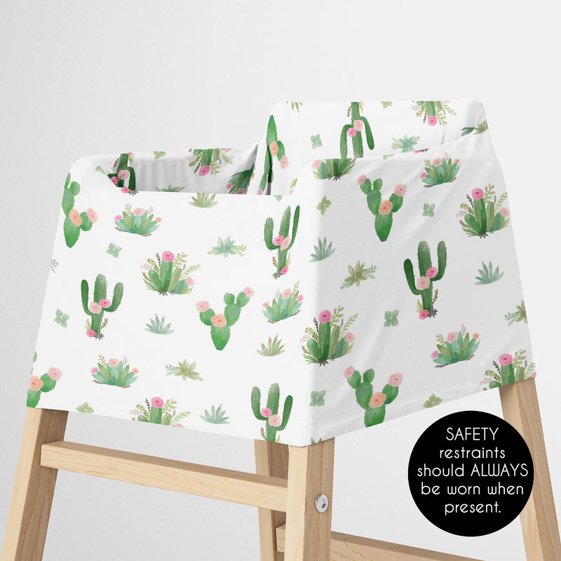 Cactus Floral Collection Multi Use Baby Car Seat and Nursing Cover