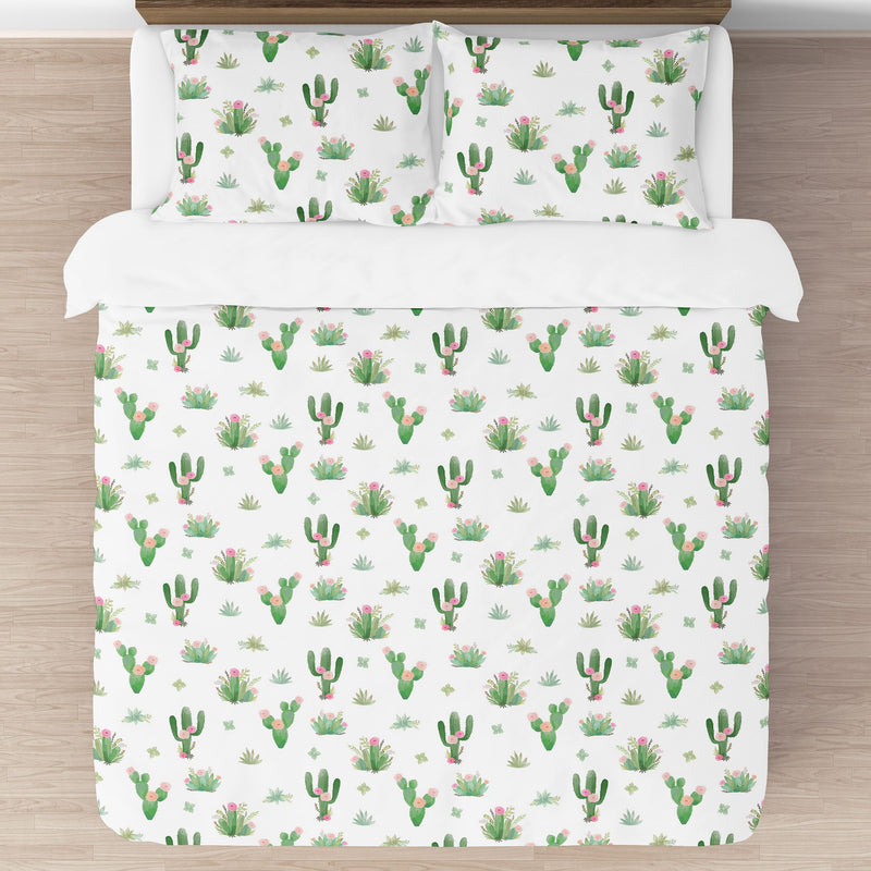 Cactus Floral Collection Full/Queen Bedding