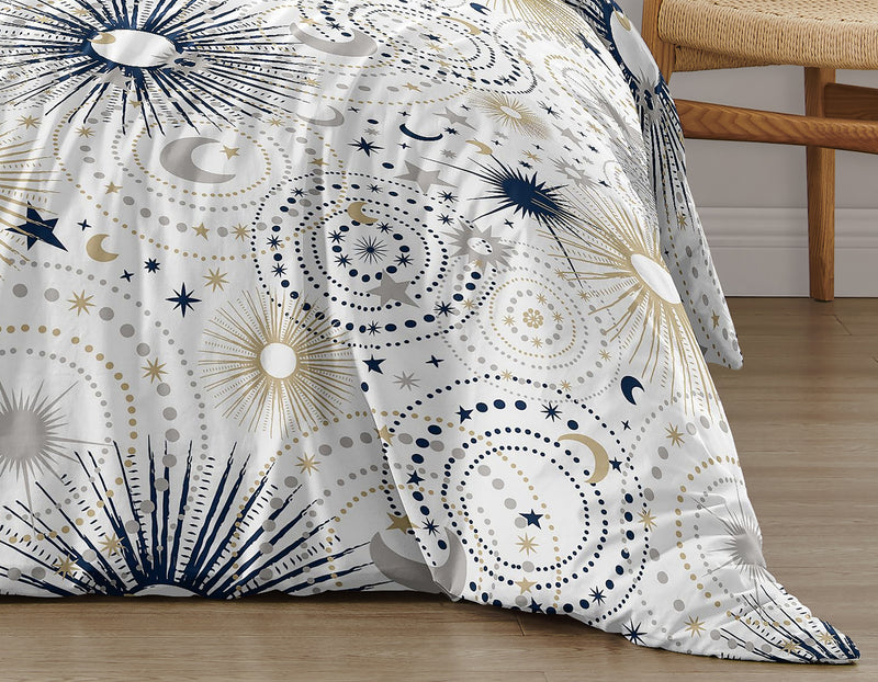 Celestial Navy Blue and Gold Collection Full/Queen Bedding
