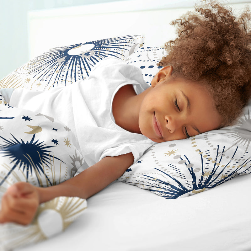 Celestial Navy Blue and Gold Collection Full/Queen Bedding