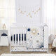 Celestial Navy Blue and Gold Collection 4 Piece Crib Bedding