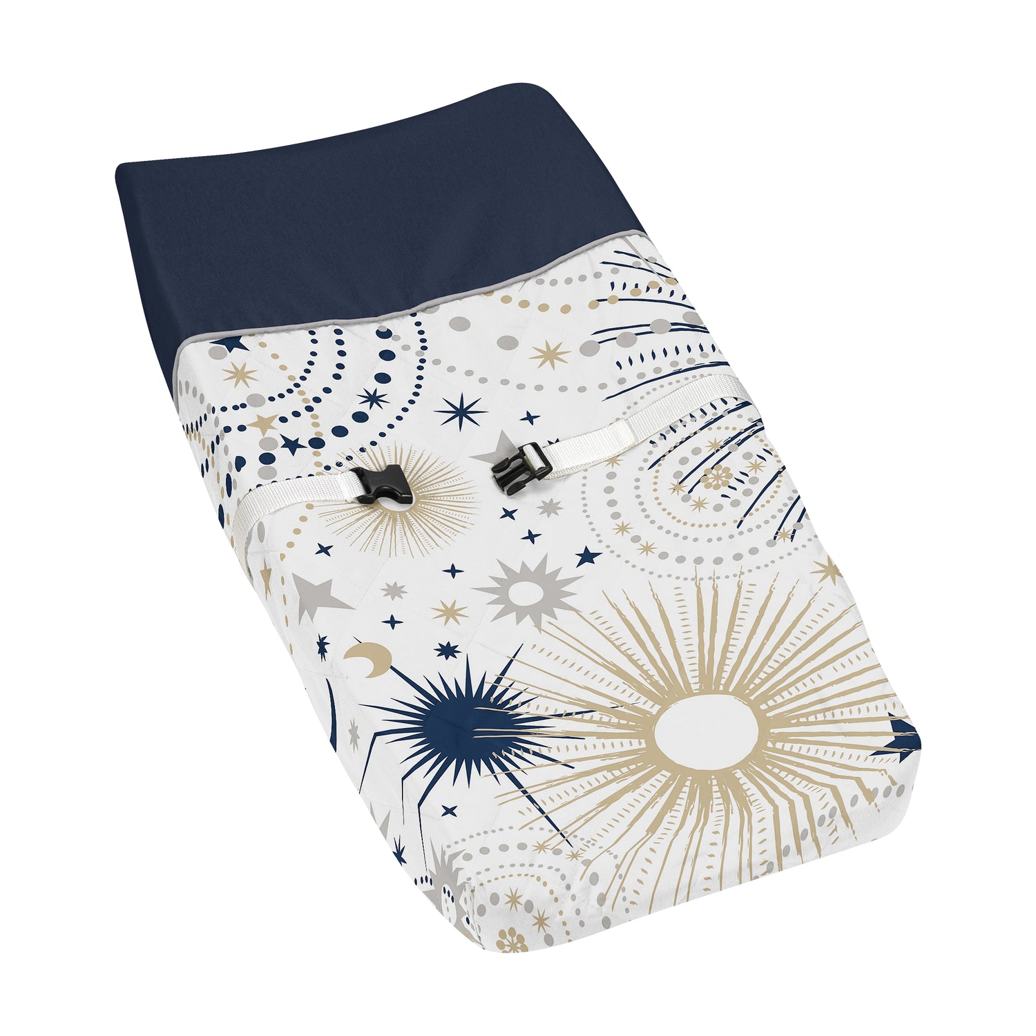 Celestial Navy Blue and Gold Collection Changing Pad Cover