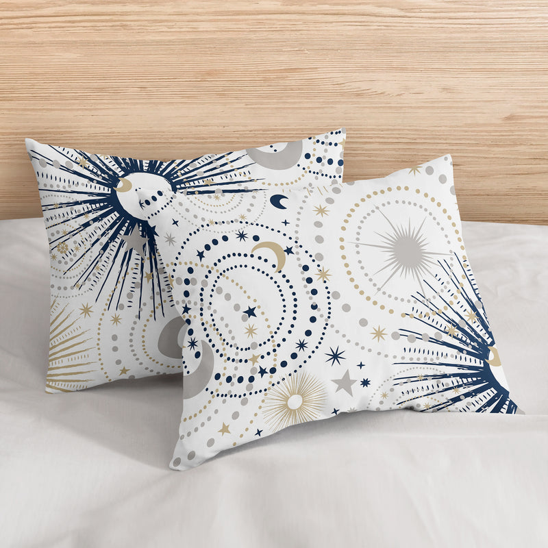 Celestial Navy Blue and Gold Collection Full/Queen Bedding