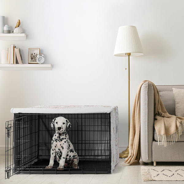 Celestial Pink and Gold Collection Dog Crate Kennel Cover 36in. alternate view