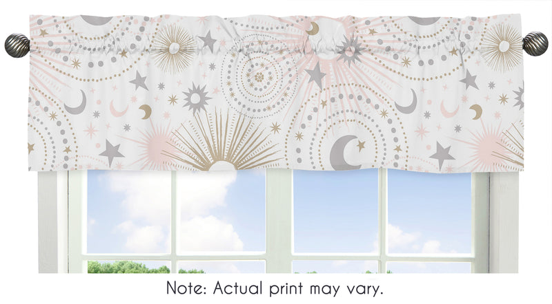 Celestial Pink and Gold 11 Piece Bumperless Crib Bedding Collection