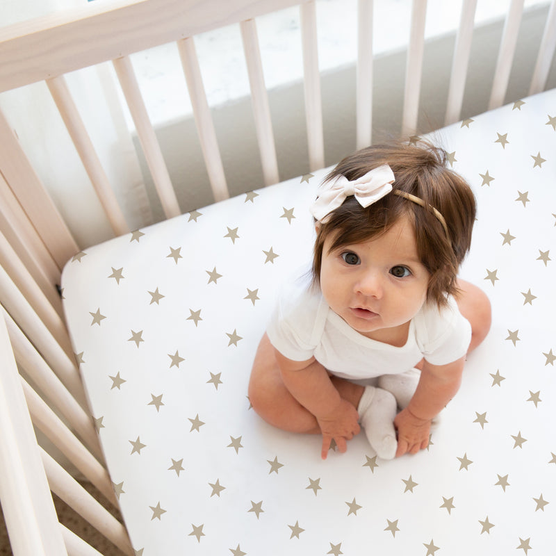 Celestial Pink and Gold Collection 2 Pack Crib Sheets