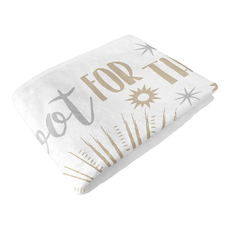 Celestial Pink and Gold Collection Monthly Milestone Baby Blanket