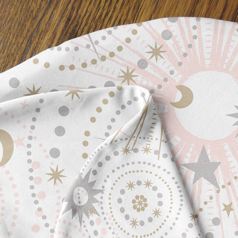 Celestial Pink and Gold Collection Nursing Breastfeeding Pillow Cover