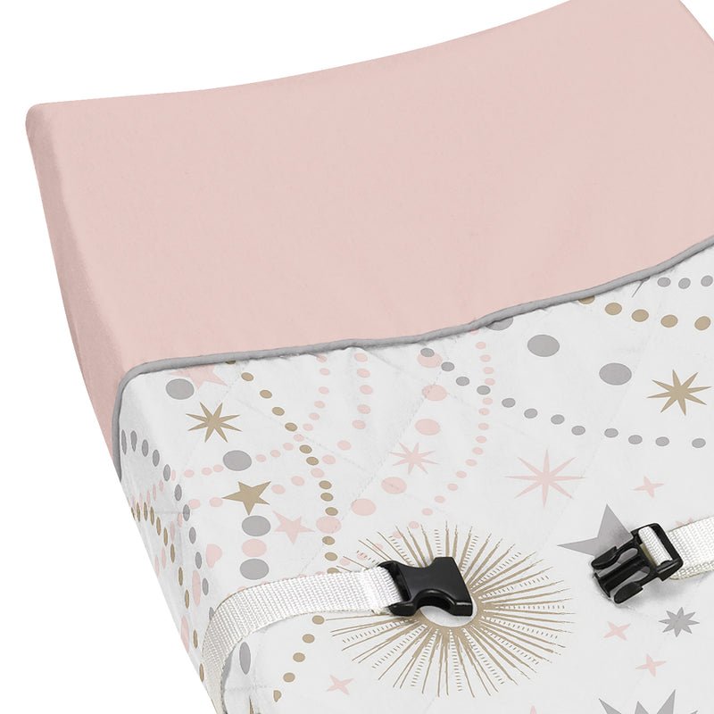 Celestial Pink and Gold Collection Changing Pad Cover