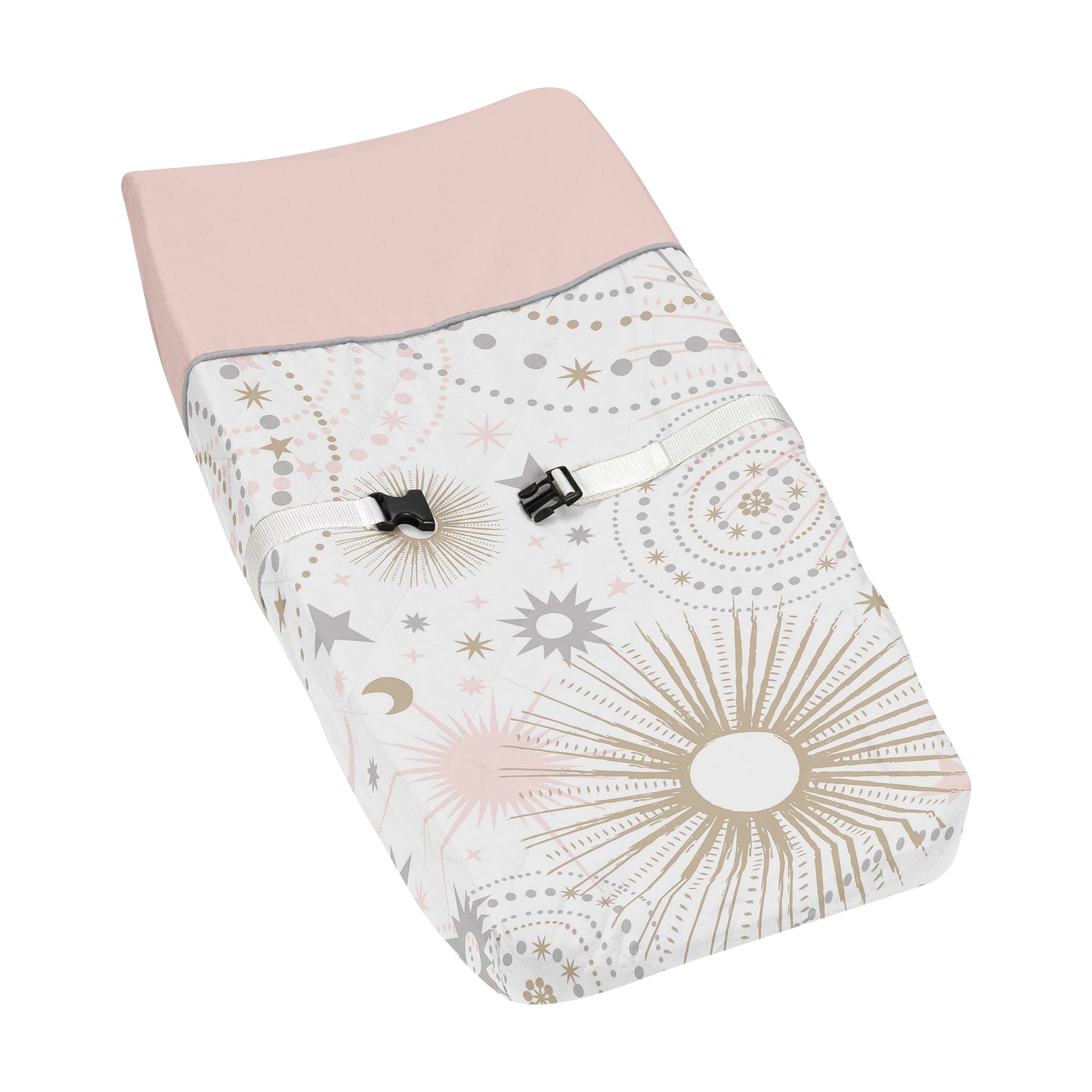Celestial Pink and Gold Collection Changing Pad Cover