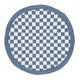 Gingham Checkered Plaid Collection Playmat  - Blue and White