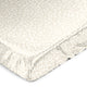 Cheetah Ivory and Gold Collection Satin Fitted Crib Sheet