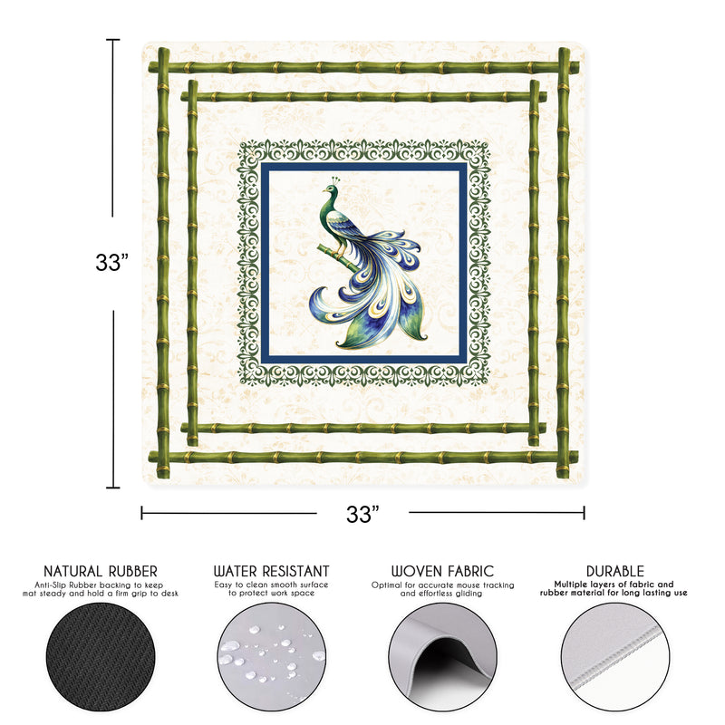 Green Classic Collection Mahjong Mat for Table - Shipped Rolled