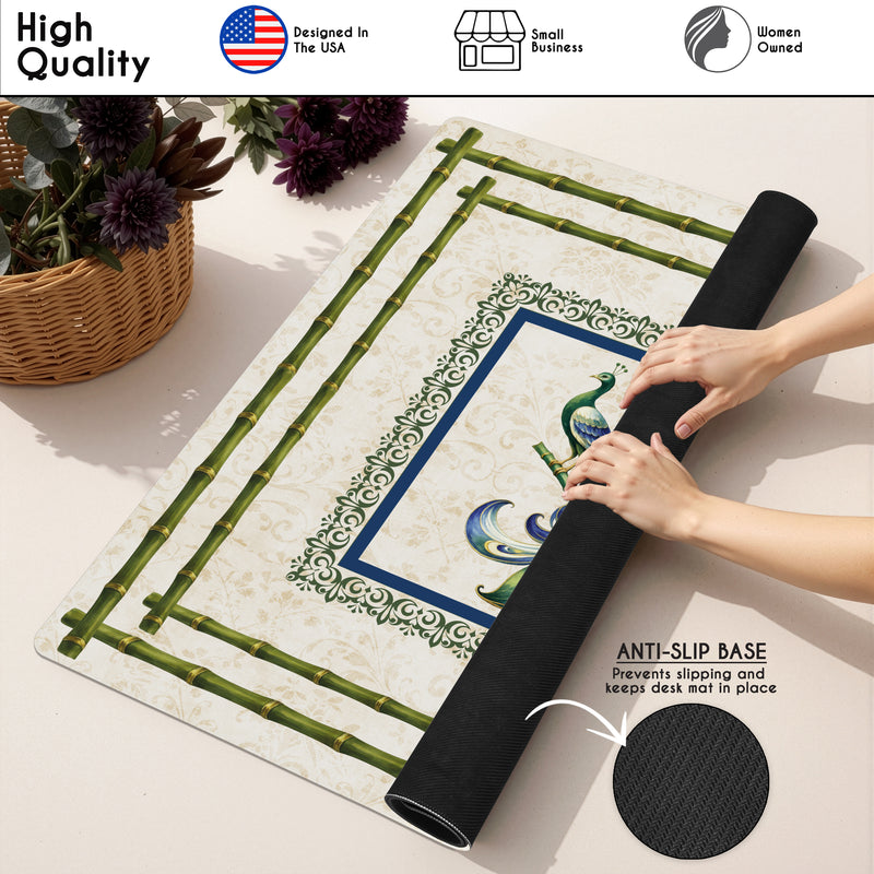 Green Classic Collection Mahjong Mat for Table - Shipped Rolled
