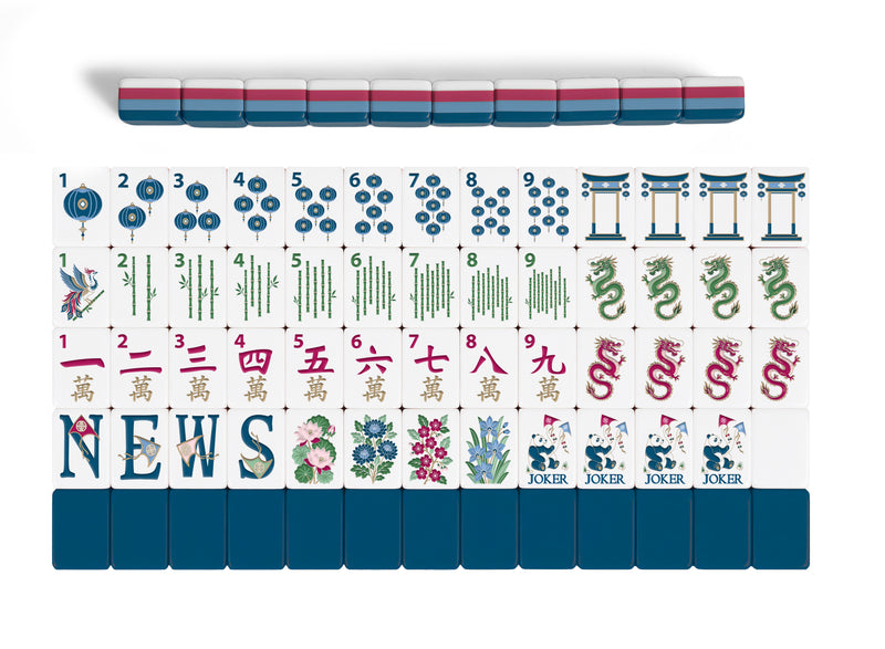 Blue Community Collection American Mahjong Tile Set (160pc)