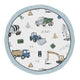Construction Truck Green and Blue Collection Playmat