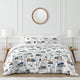 Construction Truck Green and Blue Collection Full/Queen Bedding