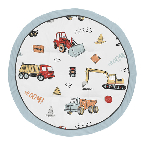 Construction Truck Collection Playmat