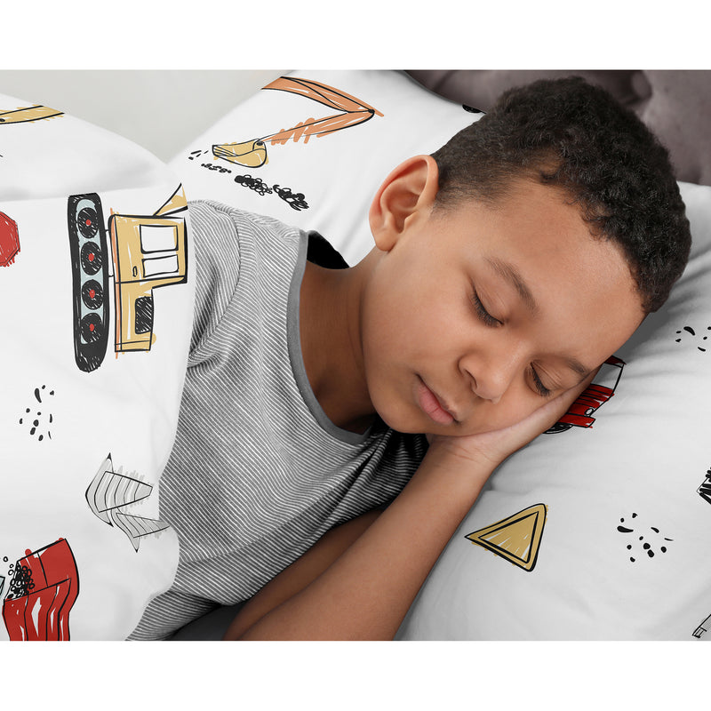 Construction Truck Collection Twin Bedding