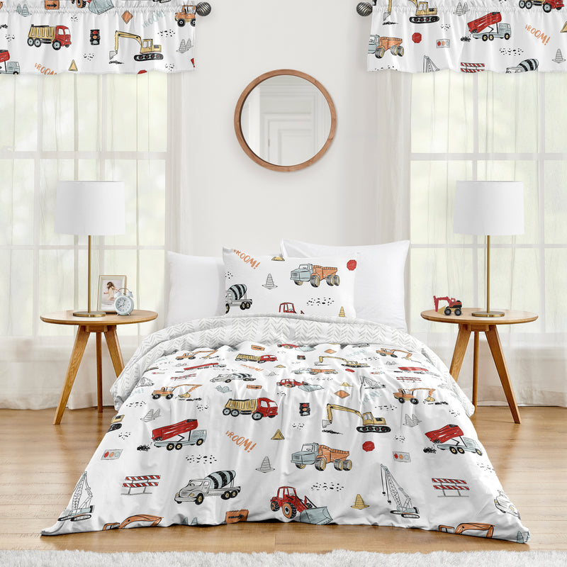 Construction Truck Collection Twin Bedding