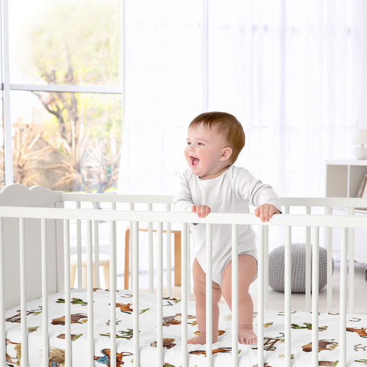 Country Western Collection Crib Sheet