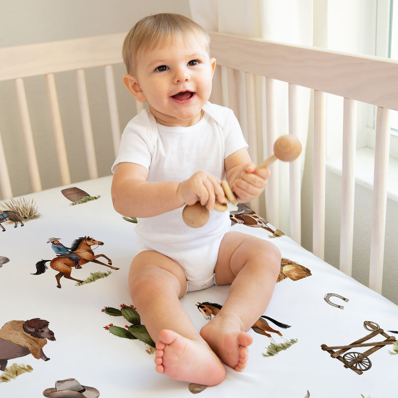 Country Western Collection 2 Pack Crib Sheets