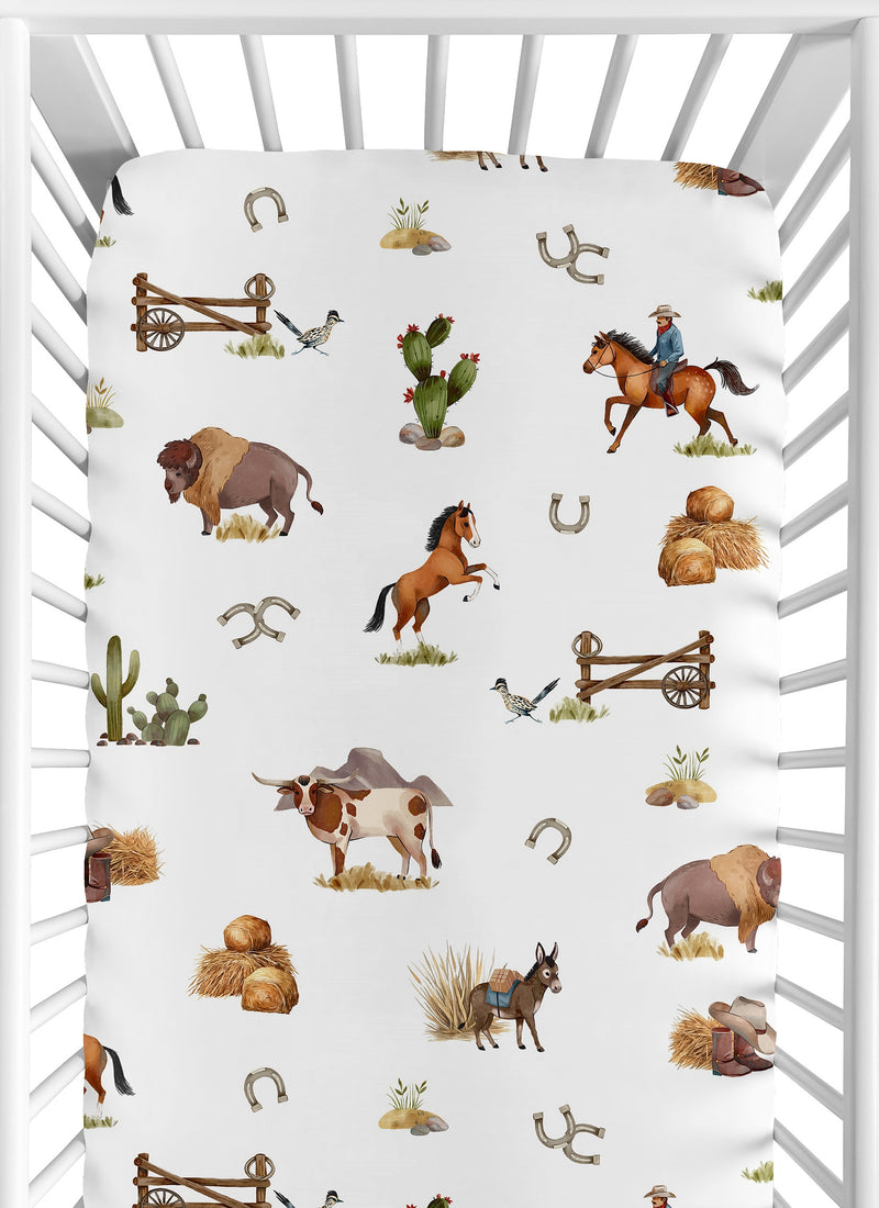 Country Western Collection 2 Pack Crib Sheets