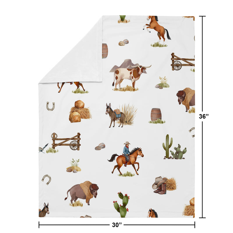 Country Western Collection Baby Blanket