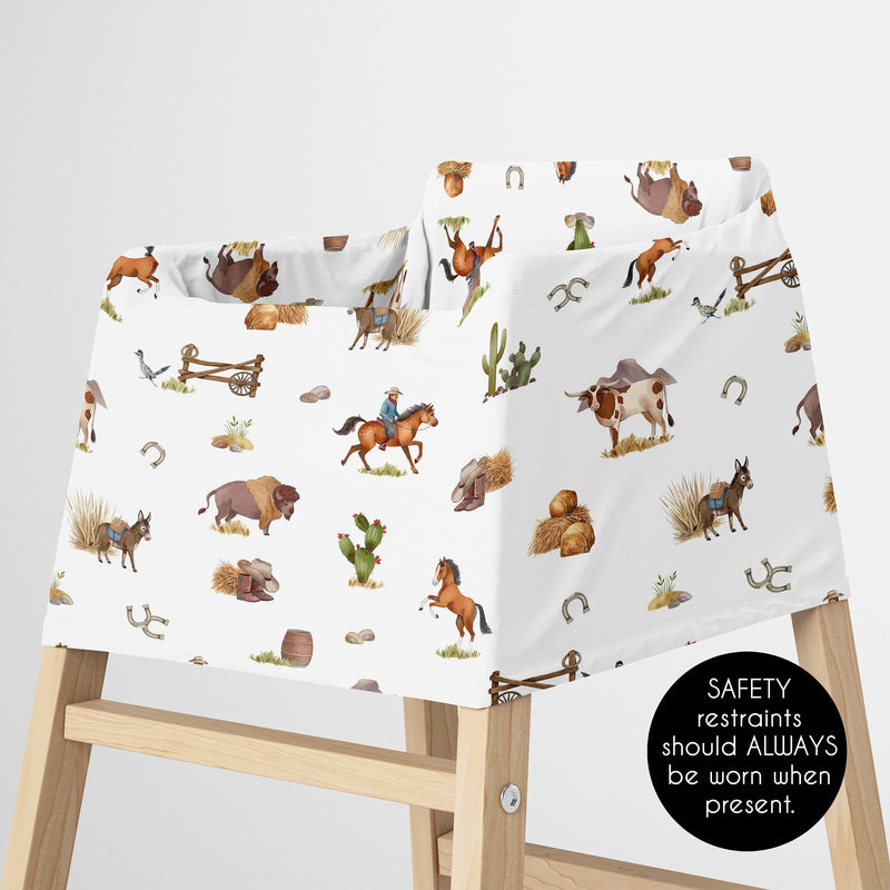 Country Western Collection Multi Use Baby Car Seat and Nursing Cover