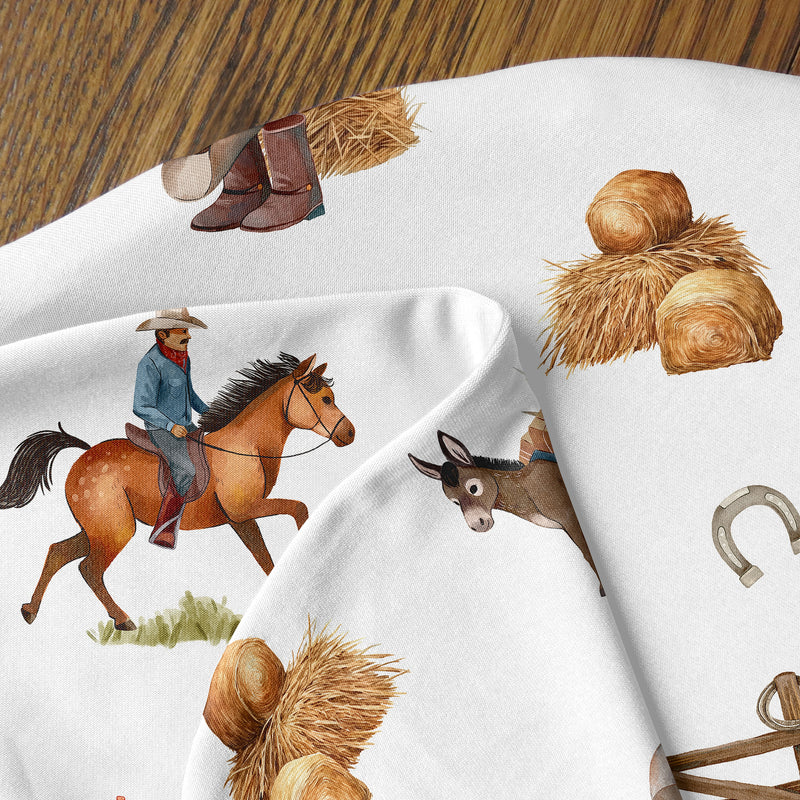 Country Western Collection Nursing Breastfeeding Pillow Cover
