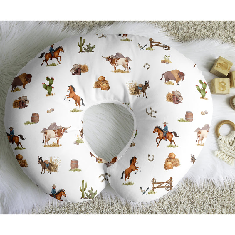 Country Western Collection Nursing Breastfeeding Pillow Cover