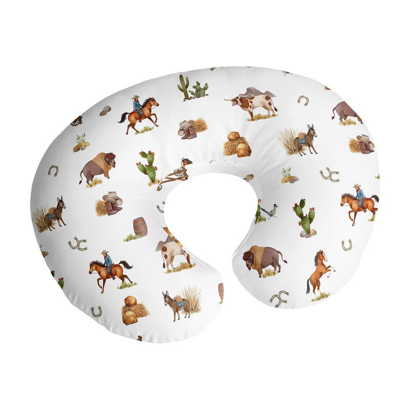 Country Western Collection Nursing Breastfeeding Pillow Cover