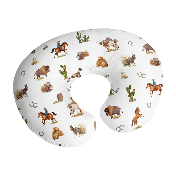 Country Western Collection Nursing Breastfeeding Pillow Cover