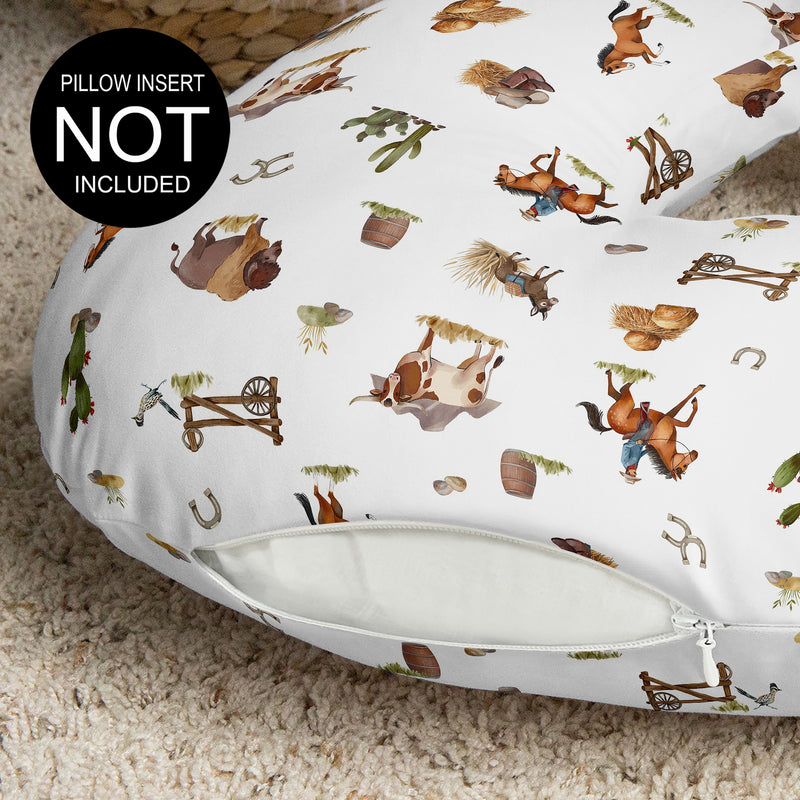 Country Western Collection Nursing Breastfeeding Pillow Cover
