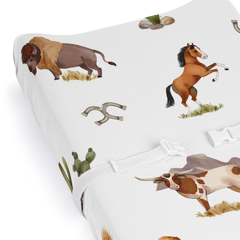 Country Western Collection Changing Pad Cover Sheet