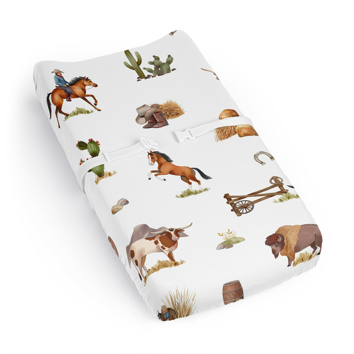 Country Western Collection Changing Pad Cover Sheet