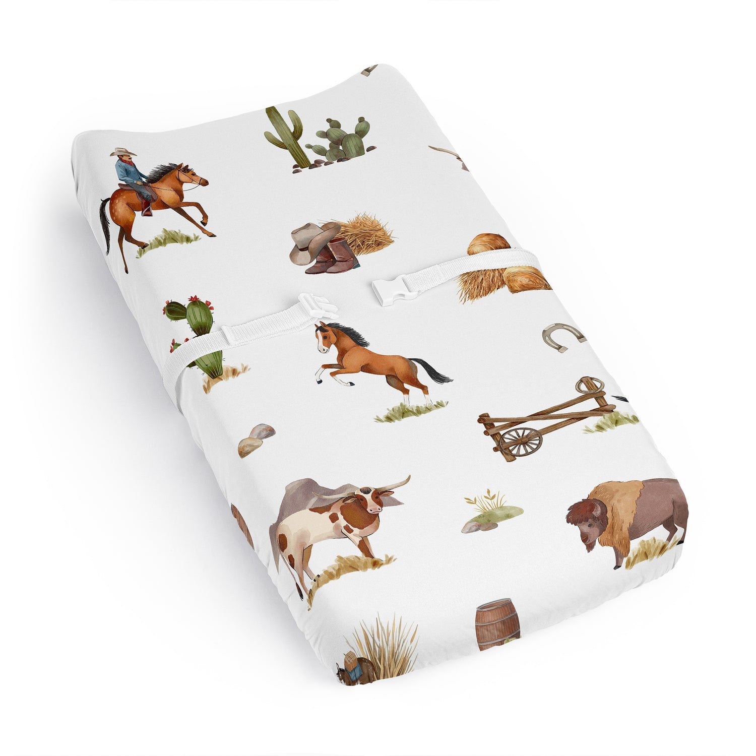 Country Western Collection Changing Pad Cover Sheet