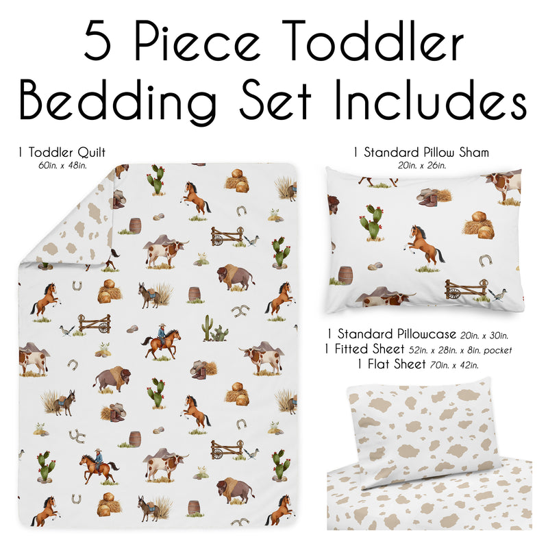 Country Western Collection Toddler Bedding