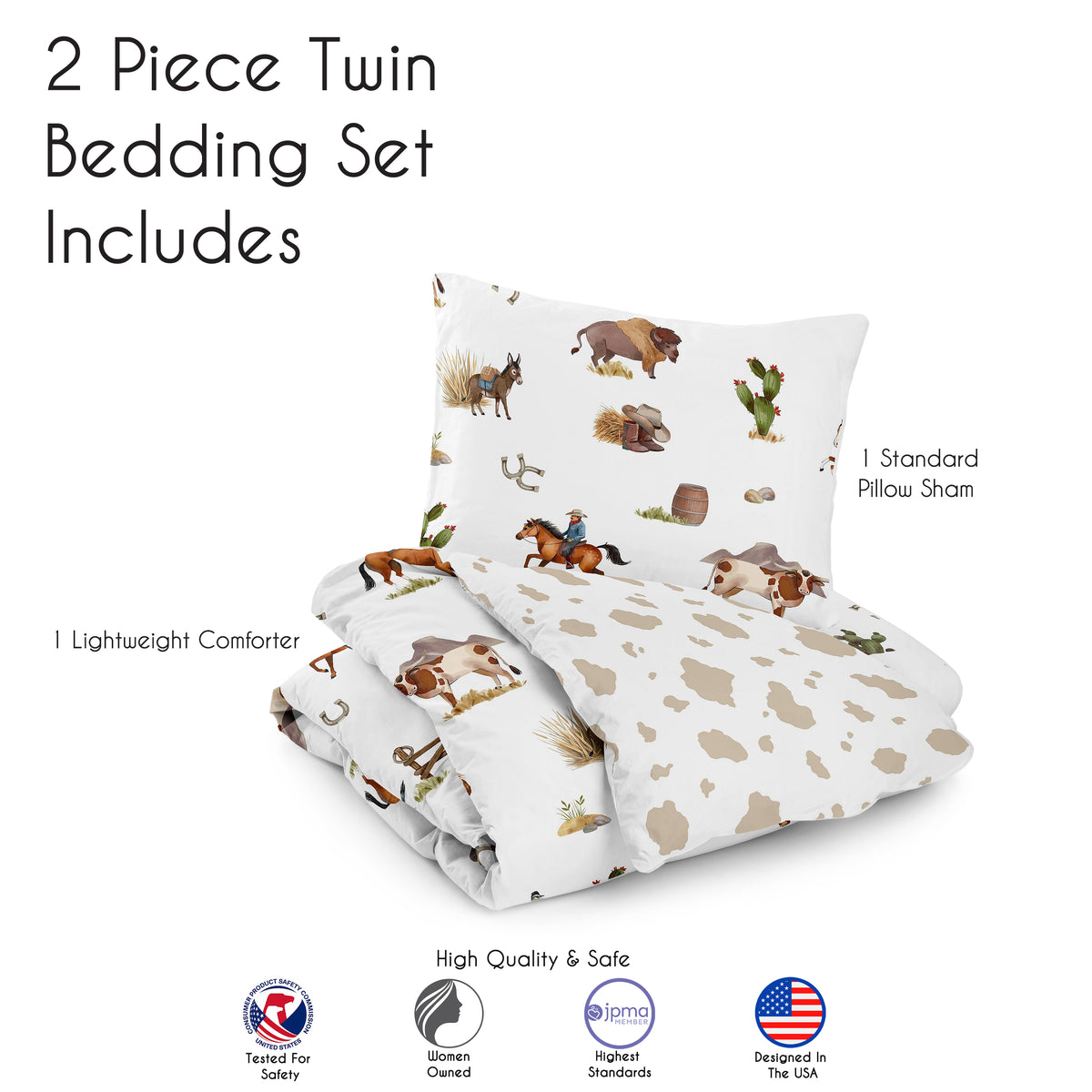 Country Western Collection Twin Bedding